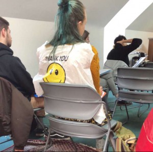 Someone was spotted  wearing an OöfOöf in class!